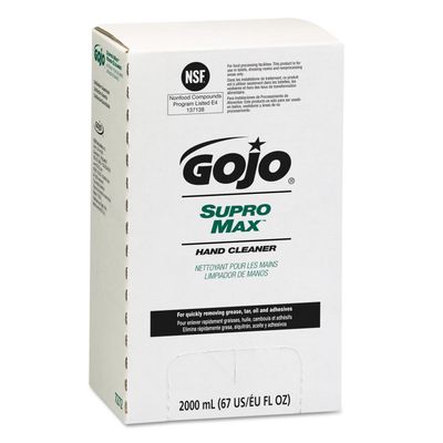 GOJO Supro Max Hand Cleaner, Unscented, 2,000 Ml Pouch
