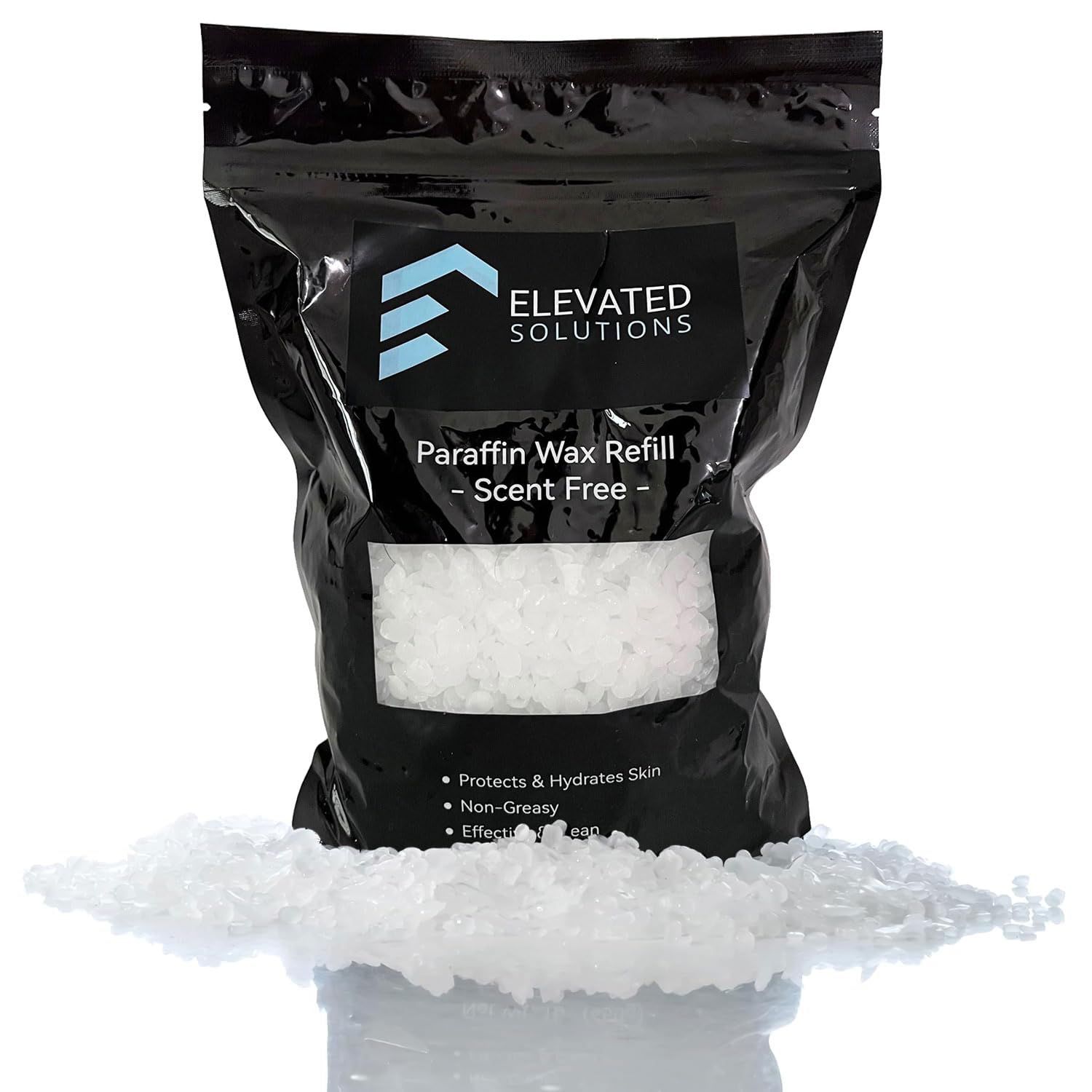 Paraffin Wax Refills 6lbs Pack - Unscented Paraffin Wax Refill | Paraffin Wax Beads for Hands &amp; Feet | Hydrate, Moisture, Protect &amp; Skin - Paraffin Wax Bath to Soothe Soreness &amp; Stiffness