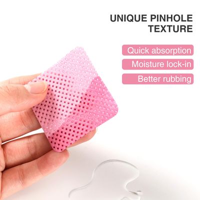 BLUERISE Lint Free Nail Wipes Pink 1200pcs Nail Polish Remover Pads Soft Absorbable Eyelash Extension Glue Cleaning Wipes