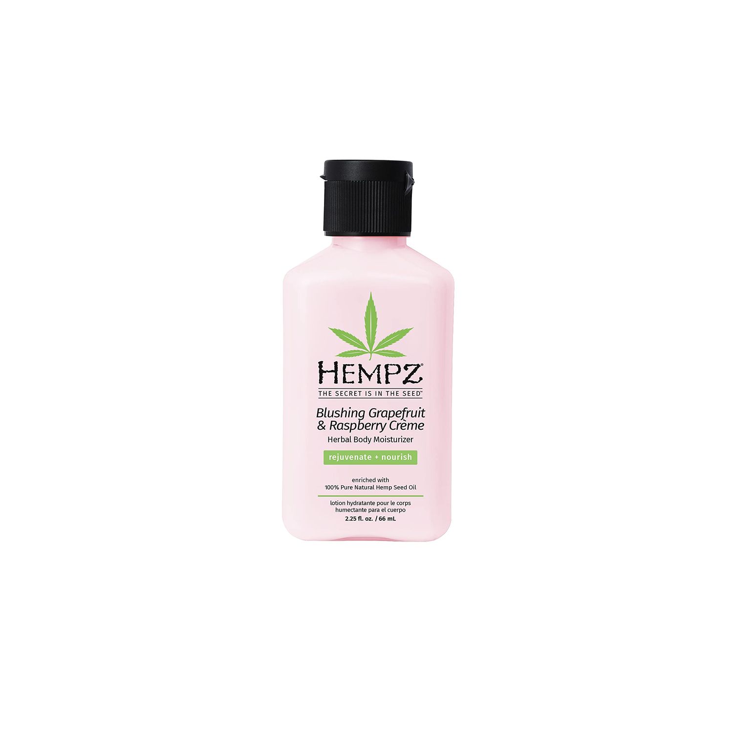 Hempz Blushing Grapefruit &amp; Raspberry Creme Herbal Body Moisturizer Lotion - Fruit Body Cream