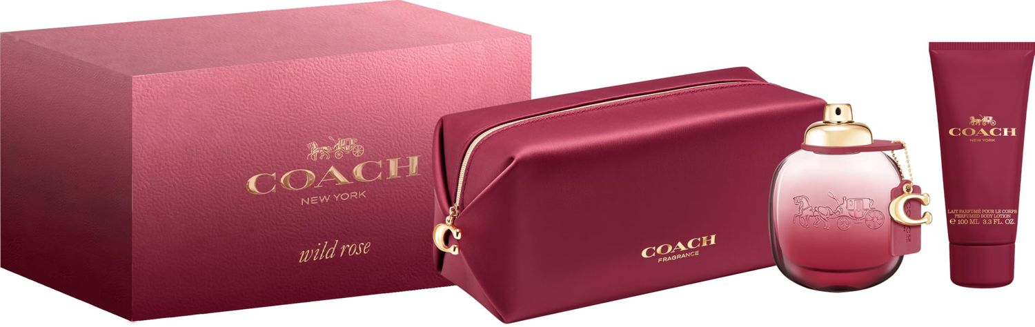 Coach Wild Rose 3 Piece Set
