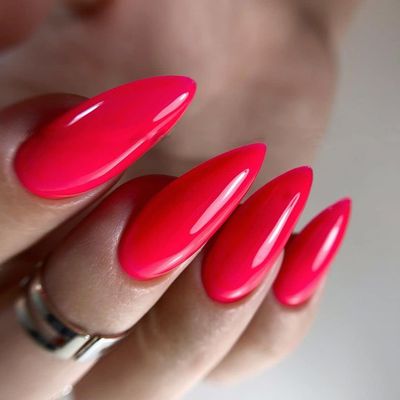 N.HYPE Gel Polish UV/LED Cured Neon Bright Pink Red 84 Soak Off
