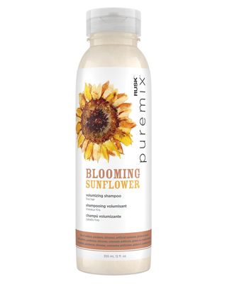 RUSK Puremix Blooming Sunflower Volumizing Shampoo, Naturally Thickens and Lifts Strands, 12 fl. oz