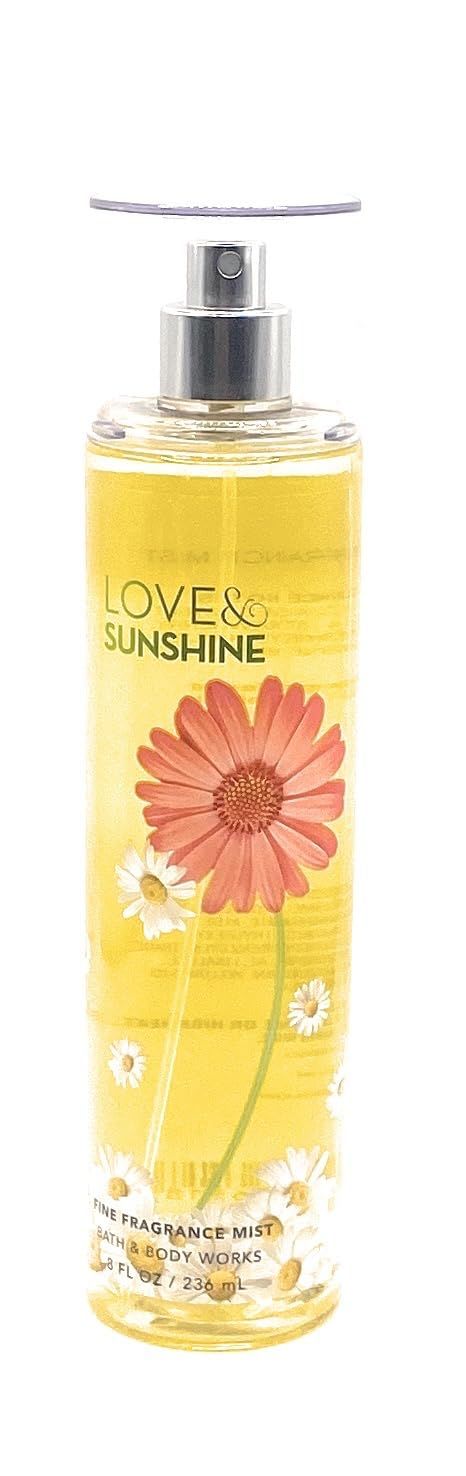 Bath &amp; Body Works Love and Sunshine Fine Fragrance Mist 8 Fluid Ounce
