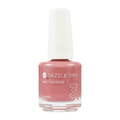 Dazzle Dry Nail Lacquer (Step 3) - Hearts Caress - A medium dusty rose. Full coverage cream. (0.5 fl oz)