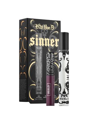 Kat Von D SINNER Travel Duo - Eau De Parfum Travel Spray Everlasting Liquid Lipstick mini