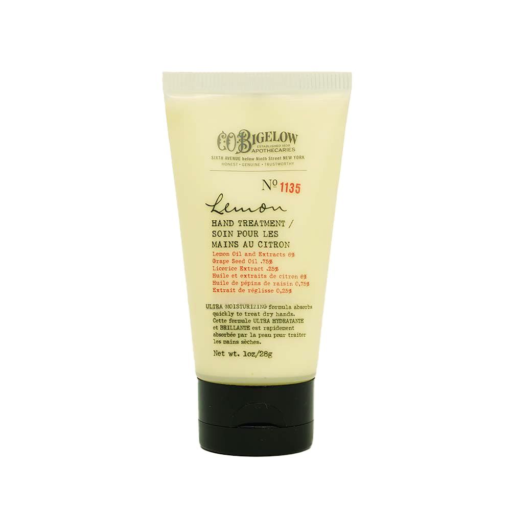 C.O. Bigelow Lemon Hand Treatment No 1135 - Hand Lotion for Dry Hands with Grape Seed Oil &amp; Lemon Extract, Scented Lotion for Dry Skin, 1 Oz.