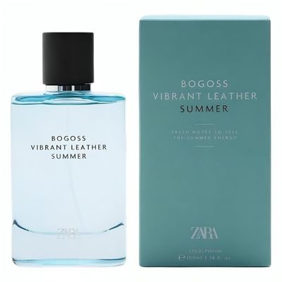 Zara Man Bogoss Vibrant Leather Summer Cologne for Men EDP Eau De Parfum 100 ML (3.38 FL OZ)