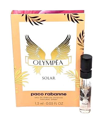 Paco Rabanne OLYMPEA SOLAR Eau de Parfum Intense Spray Sample Vial Sampler 0.05oz/1.5ml