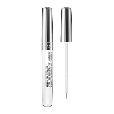 Rimmel WonderSerum Lash and Brow Serum, Stimulates Lash Growth, Strengthens Lashes, Mess-Free Application, 100, Clear, 0.37oz