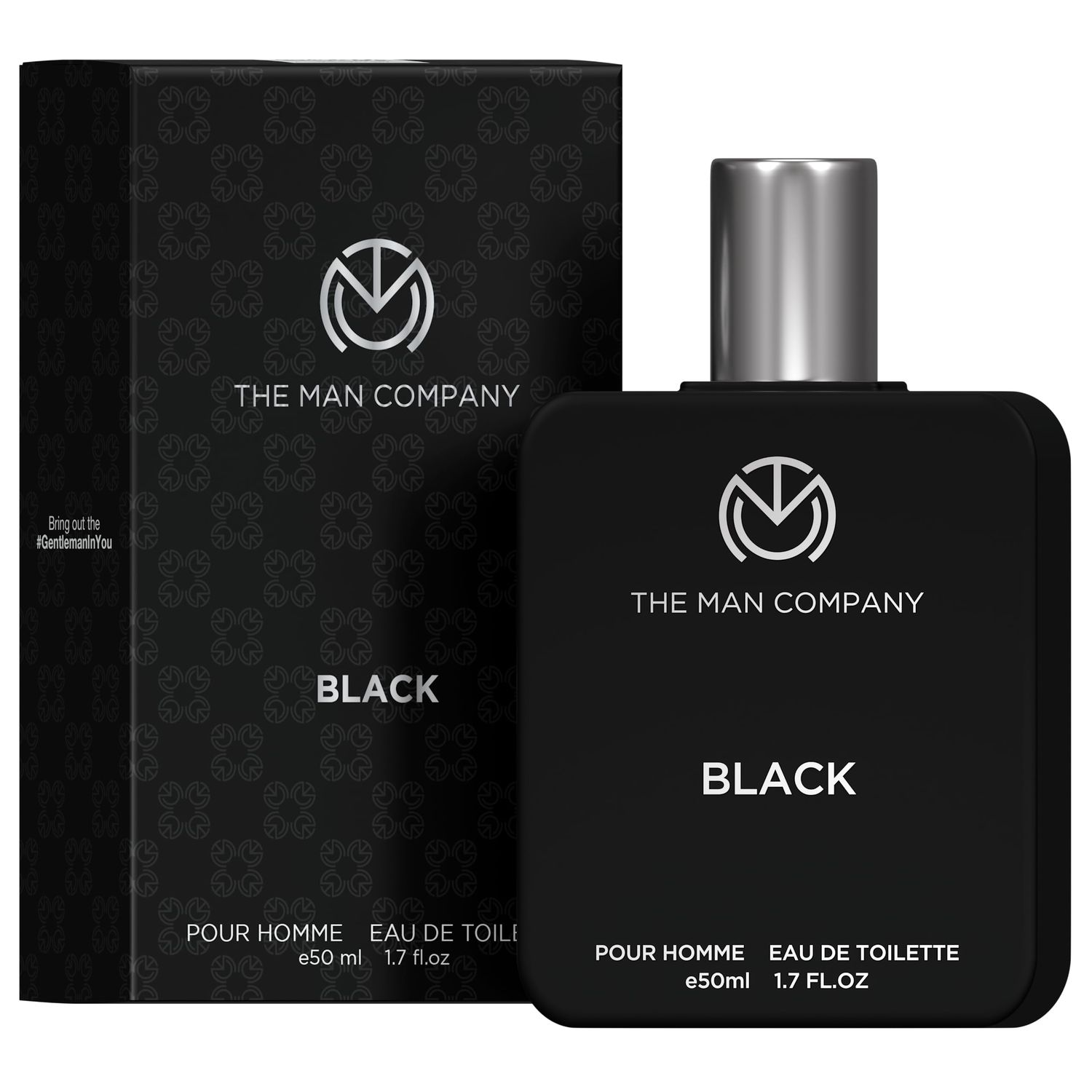 The Man Company Black EDT Perfume For Men - 50ml | Premium Long Lasting Fragrance Spray | Gift for Him