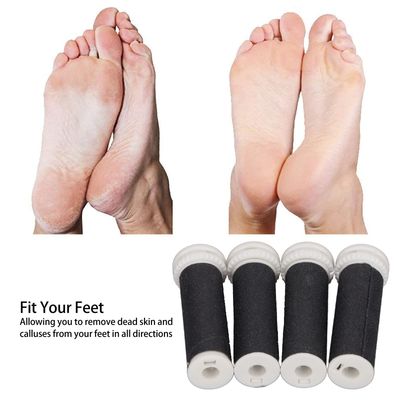 Replacement Roller Refills Head,4 Pack Feet Pedicure Replacement Refill Rollers for Callus Remover,Replacement Head for Sandpaper Foot File Grinder Tool