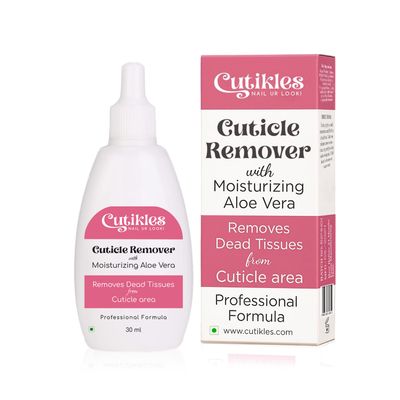 CUTIKLES CUTIKLES Cuticle Remover Gel. Quick-Action, No-Spill Professional Gel Formula Removes Dead Tissues from Cuticle Area Instantly. Moisturizing Aloe Vera protects &amp; hydrates nails - 1 Fl.Oz.
