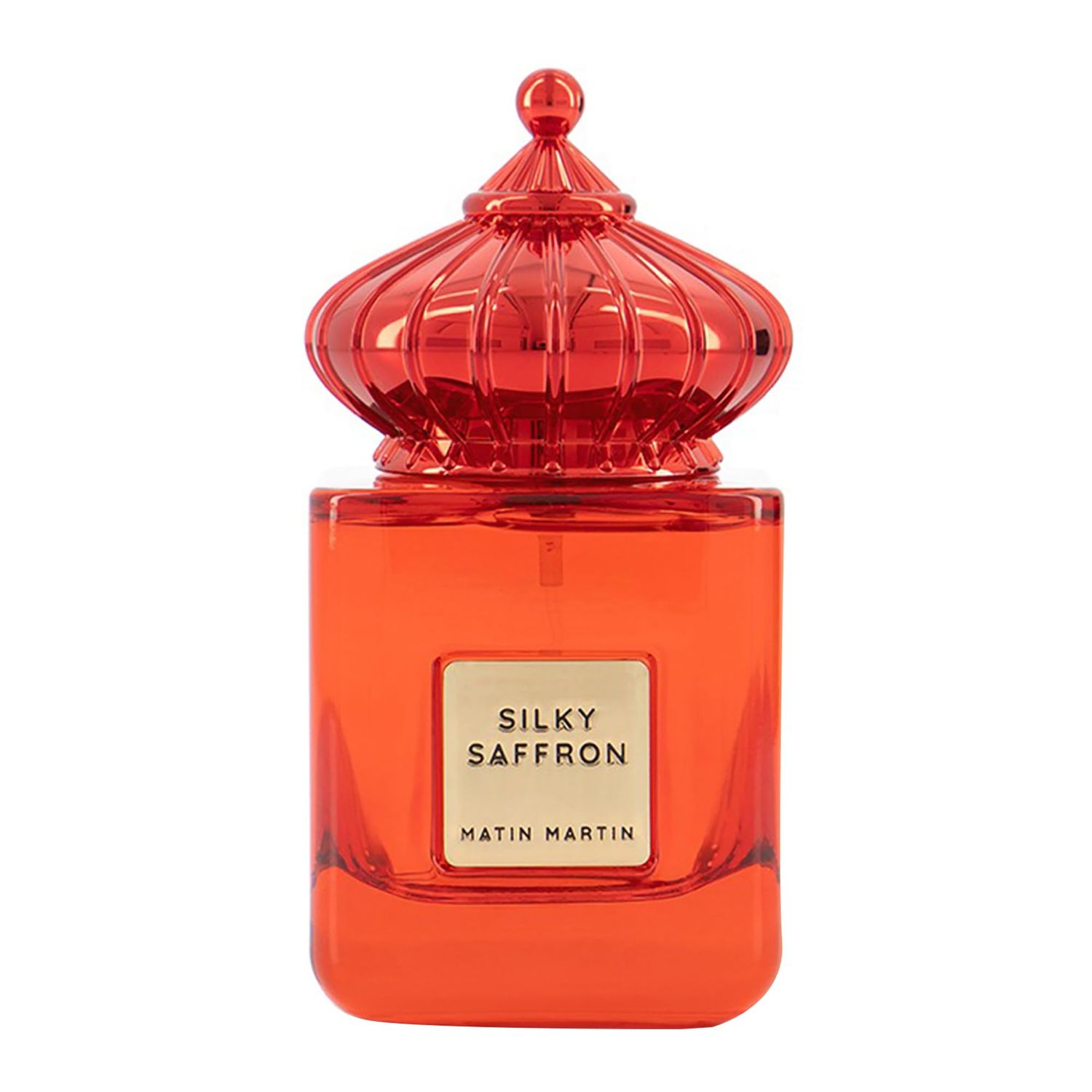 MATIN MARTIN Silky Saffron - Woody Spicy Unisex Travel Eau de Parfum with Saffron and Leather Notes - Perfume for Men and Women - 3.4 oz