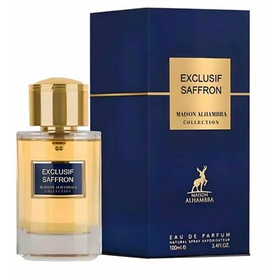 Exculsif Saffron by Maison Alhambra for Men - 3.4 oz EDP Spray