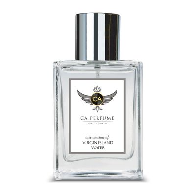 CA Perfume Club Impression of Virgin Island Water For Women &amp; Men Replica Version Fragrance Dupes Concentrated Long Lasting Eau de Parfum Spray Refillable Atomizer Bottle 1.7 Fl Oz/50ml