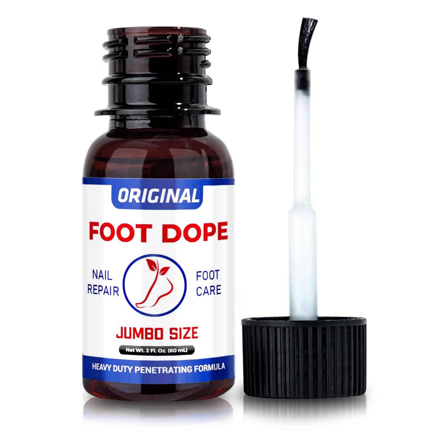 XL FOOT DOPE SNAKEROOT (Ageratina pichinchensis) &amp; TEA TREE - Toenail FungusTreatment - Nail Care and Hardener - Snakeroot Extract,Tea Tree Oil, Oregano Oil, Almond Oil, and Peppermint.