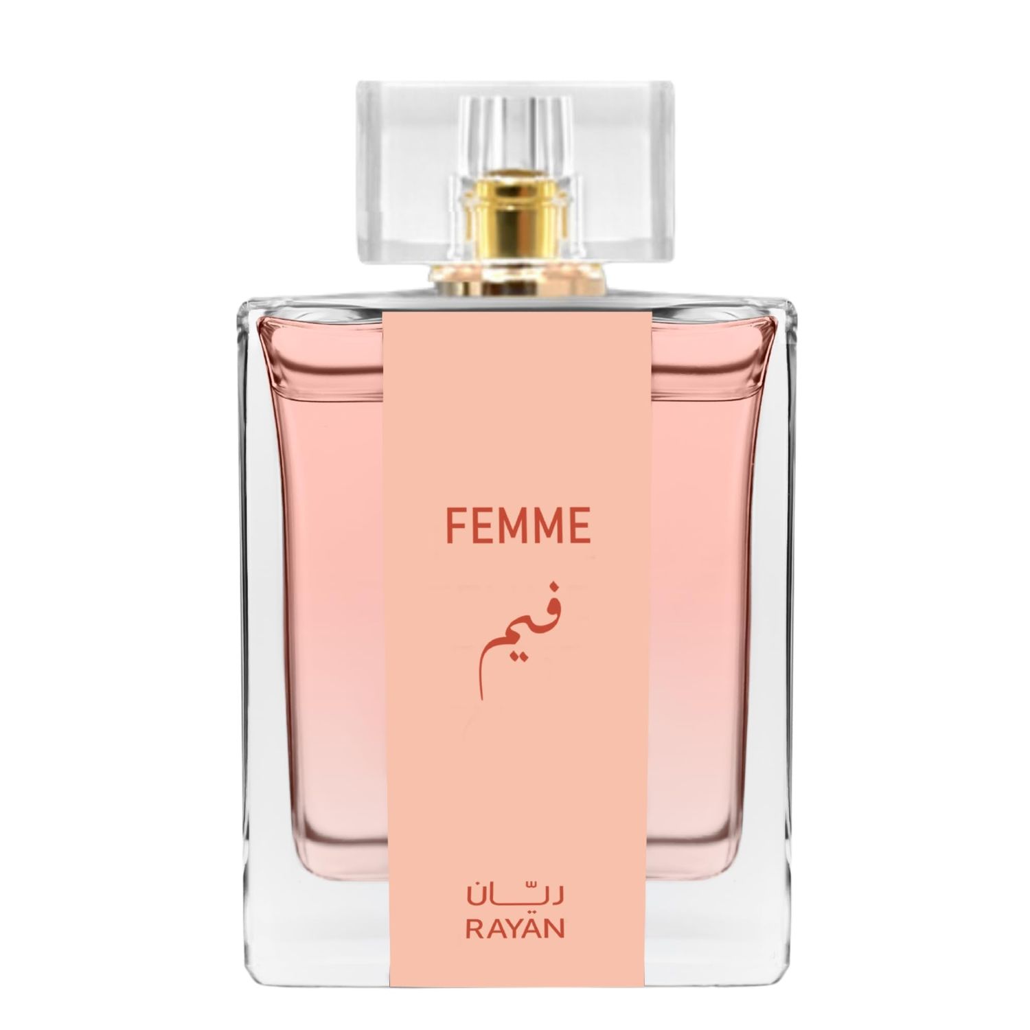 RAYAN Femme Perfume for Women - Long Lasting Arabian Eau De Parfum, 100mL (3.34 Fl oz), Floral Garden with Sweet Nectars, Raspberry, Bergamot, May Rose, Jasmine, Amber - Ideal Gift for Ramadan &amp; Eid