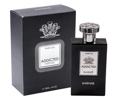 HAMIDI Addicted Intense Parfum 120ml 4 FL.OZ, Long Lasting Fragrance, Perfume for men (Addicted Intense)