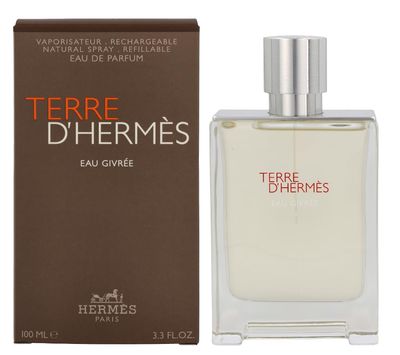 Hermes Terre dHermes Eau Givree for Men Eau de Parfum Spray, 3.4 Ounce (Refillable)