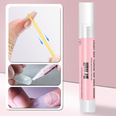 Super Strong Nail Glue for Acrylic Nails, Press On Nails and Nail Art - 20 Pack, 0.07oz per Tube, Fast Drying, Long-Lasting Nail Adhesive Bond for Nail Tips, Broken Nails Repair, No Need for UV Lamp