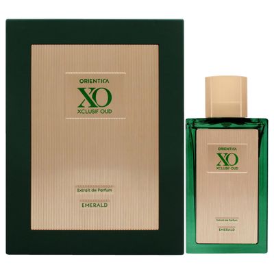 Orientica XO Xclusif Oud Emerald Extrait Eau de Parfum with Notes of Ginger, Mandarin &amp; Sandalwood, Luxurious &amp; Long-Lasting Unisex Fragrance for Men &amp; Women, Bold &amp; Sophisticated Scent, 2 oz