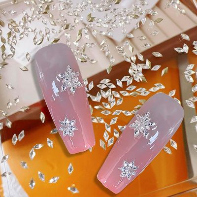 100pcs 3mm Mini Rhombic Nail Rhinestones Nail Gems and Charms for Nail Design Shiny Zircon Rhinestone Nail Diamonds Flatback Rhinestones for Nails Crystals Gemstones Nail Charms and Gems for Crafting
