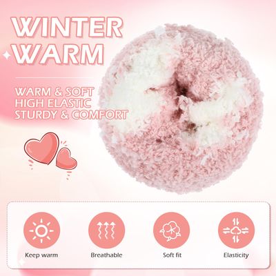3 Pairs Aloe Socks Moisturizing Spa Socks, Winter Warm Home Sleeping Socks Dont Shed Lint, Women Spa Pedicure Foot Care Socks Fluffy Slipper Socks