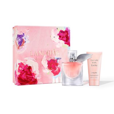 Lancme La Vie Est Belle Mothers Day Traveler Set - La Vie Est Belle Eau De Parfum Womens Perfume 1.0 Fl. Oz, La Vie Est Belle Body Lotion 1.7 Fl. oz.