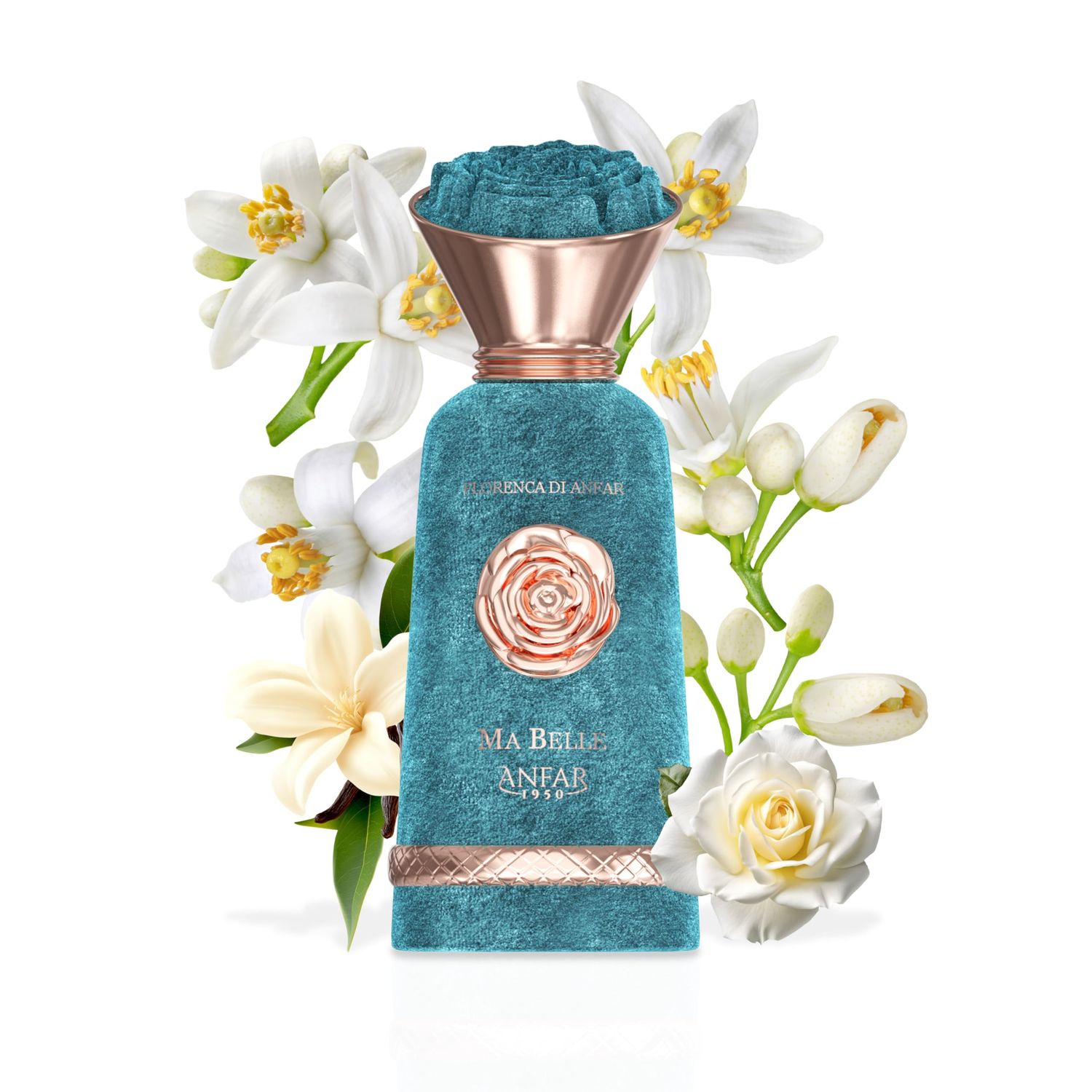 Anfar 1950 Ma Belle Pour Femme Extrait de Parfum,3.4fl oz, White Amber, Peru Balm, Orange Blossom,FOR WOMEN,100ML