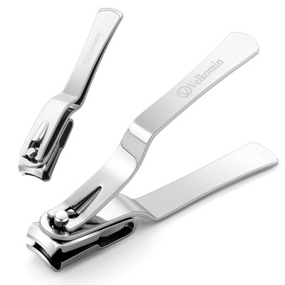 VELKOMIN Long Handle Toenail Clippers for Seniors, Ultra Sharp &amp; Durable, 3.7inch Large Toenail &amp; Fingernail Clippers Cutters for Men Women Seniors, 18-Month Replacement Warranty