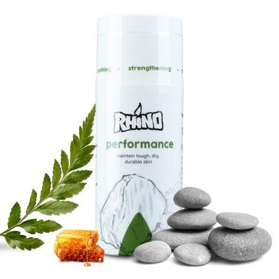 Rhino Skin Solutions Performance | Rock Climbing Antiperspirant Cream for Hands &amp; Feet | Skin Conditioner &amp; Toughener for Athletes and Everyday Use
