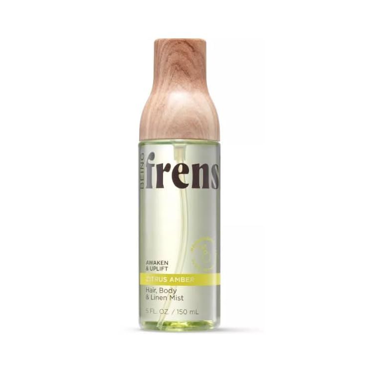 Being Frenshe Hair, Body &amp; Linen Mist Body Spray, Citrus Amber, 5 fl oz