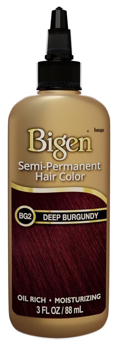 Bigen Semi-Permanent Haircolor Bg2 Deep Burgundy 3 Ounce (88ml)