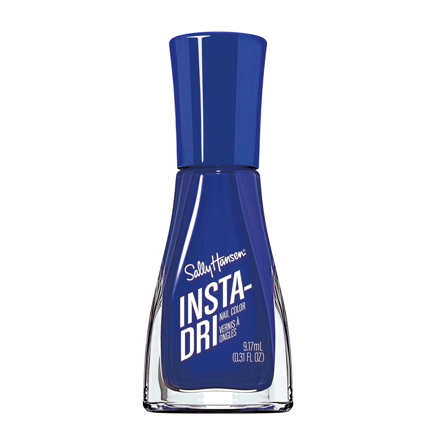 Sally Hansen Insta-Dri, On the Download, Quick Dry, Long Lasting, Opaque, Shiny Blue Nail Polish