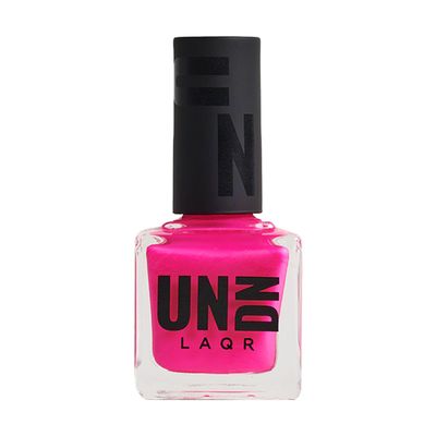 UNDN Vegan Nail Polish - Cloud Washed - Jelly Hot Pink Nail Polish for Women and Men - Long Lasting, Cruelty Free - 0.5 oz