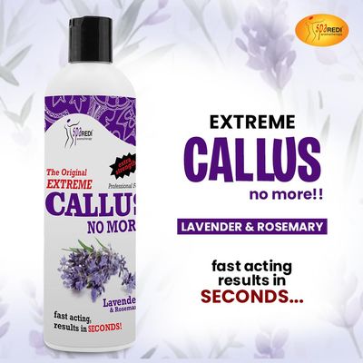 SPA REDI Callus Remover - Removes Toughest Calluses in Seconds and Smooths Dry Cracked Heels, Lavender &amp; Rosemary - 12 Oz