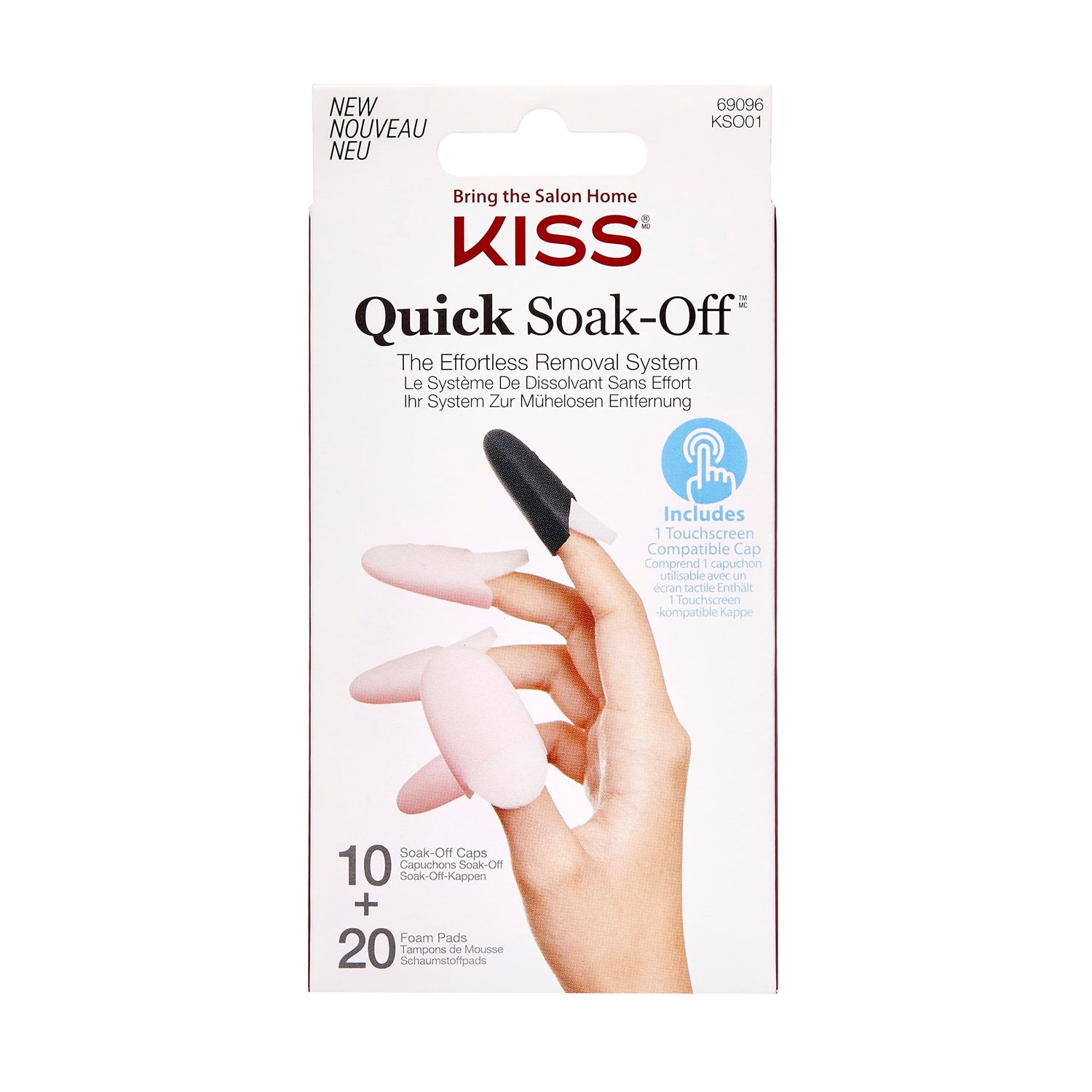 KISS Soak Off Remover Caps