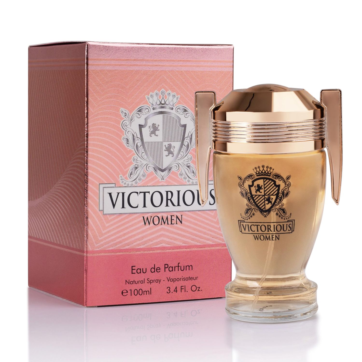 Victorious Eau De Parfum for Women Filled with Sweet Floral, Tropical Fruit, Powdery Gourmand Tone &amp; Creamy, Fluffy Note - Base of Vanilla, Sensual Musk &amp; Earthy Sandalwood Elegant 100ml Bottle