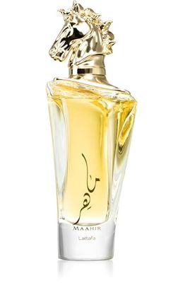 Lattafa Maahir for Unisex Eau de Parfum Spray, 3.4 Ounce / 100 ml