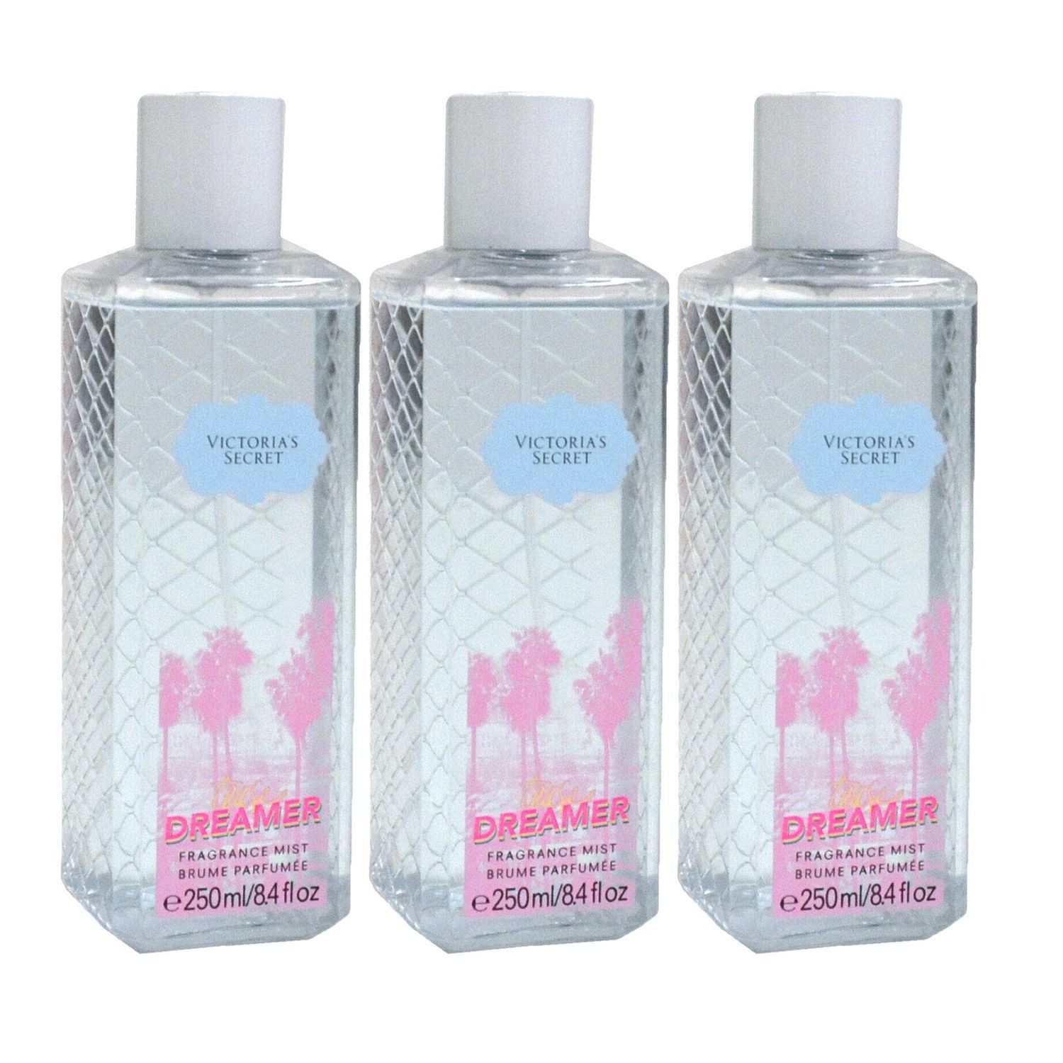 Victorias Secret Lot of 3 Fragrance Mist 8.4 Fl Oz Each (Tease Dreamer)