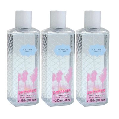 Victorias Secret Lot of 3 Fragrance Mist 8.4 Fl Oz Each (Tease Dreamer)