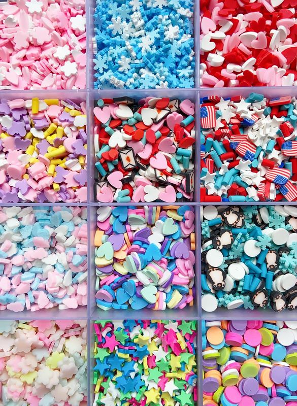 EHOPE Fake Sprinkles 220G - Polymer Clay, Candy, Faux, Plastic, Resin Sprinkles for Nail Art, DIY Crafts, Cake, Phone (28 Styles)