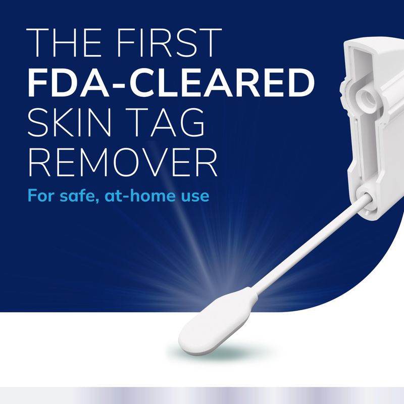 Dr. Scholls Complete Care Skin TAG Remover, 12 Ct // Removes Skin Tags &amp; Restores Skins Appearance, FDA-Cleared, Clinically Proven, 12 Treatments Plus Hydrating Serum