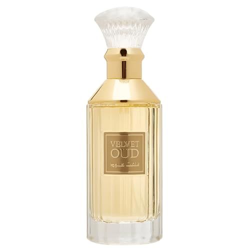 Lattafa Velvet Oud for Unisex Eau de Parfum Spray, 3.4 Ounce