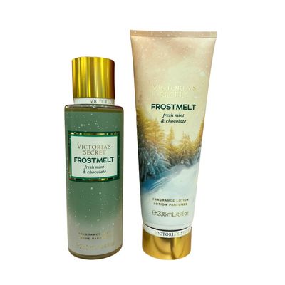 Victorias Secret FROSTMELT Fragrance Mist &amp; Lotion 2pc bundle for Women - Full Size