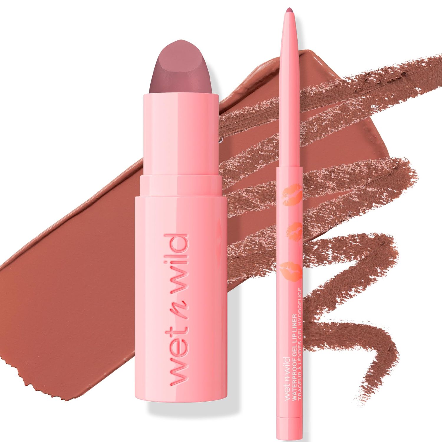 wet n wild Date Or Dominate Lipstick &amp; Liner Set - Date &amp; Tell