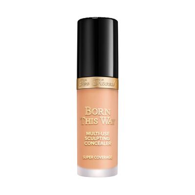 Too Faced Born This Way Super Coverage Multi-Use Concealer | Full Coverage, Oil Free, Long Lasting Hydrating, 0.45 Fl Oz Light Beige