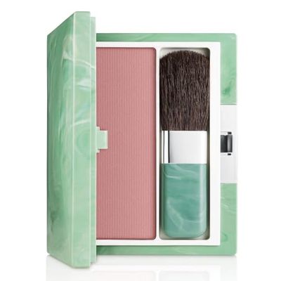 Clinique Soft-Pressed Powder Blusher Blush | Buildable Color Natural Finish, New Clover, 0.27 Ounce