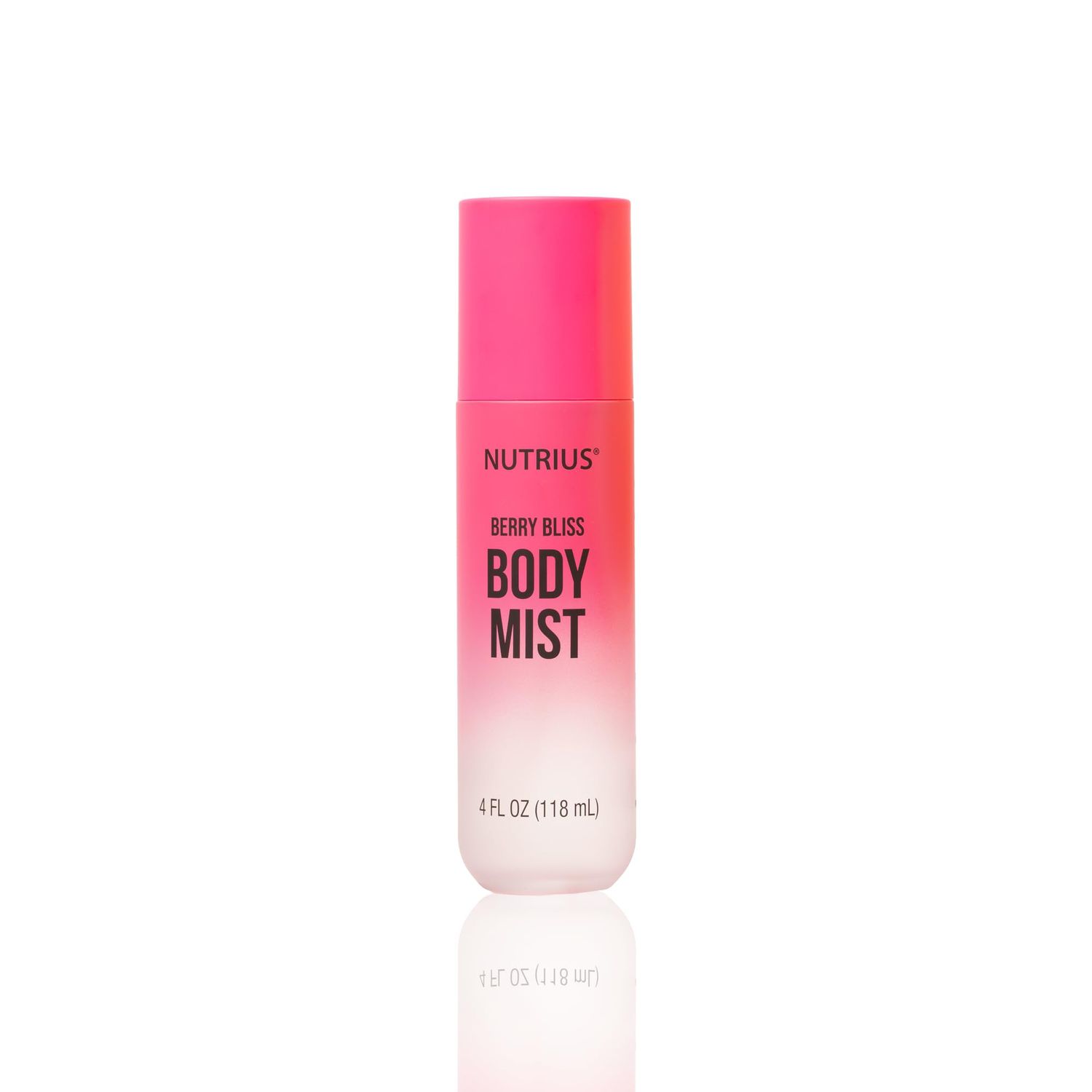 Nutrius Body Mist - Berry Bliss, 4 FL OZ - Refreshing and Hydrating Daily Fragrance